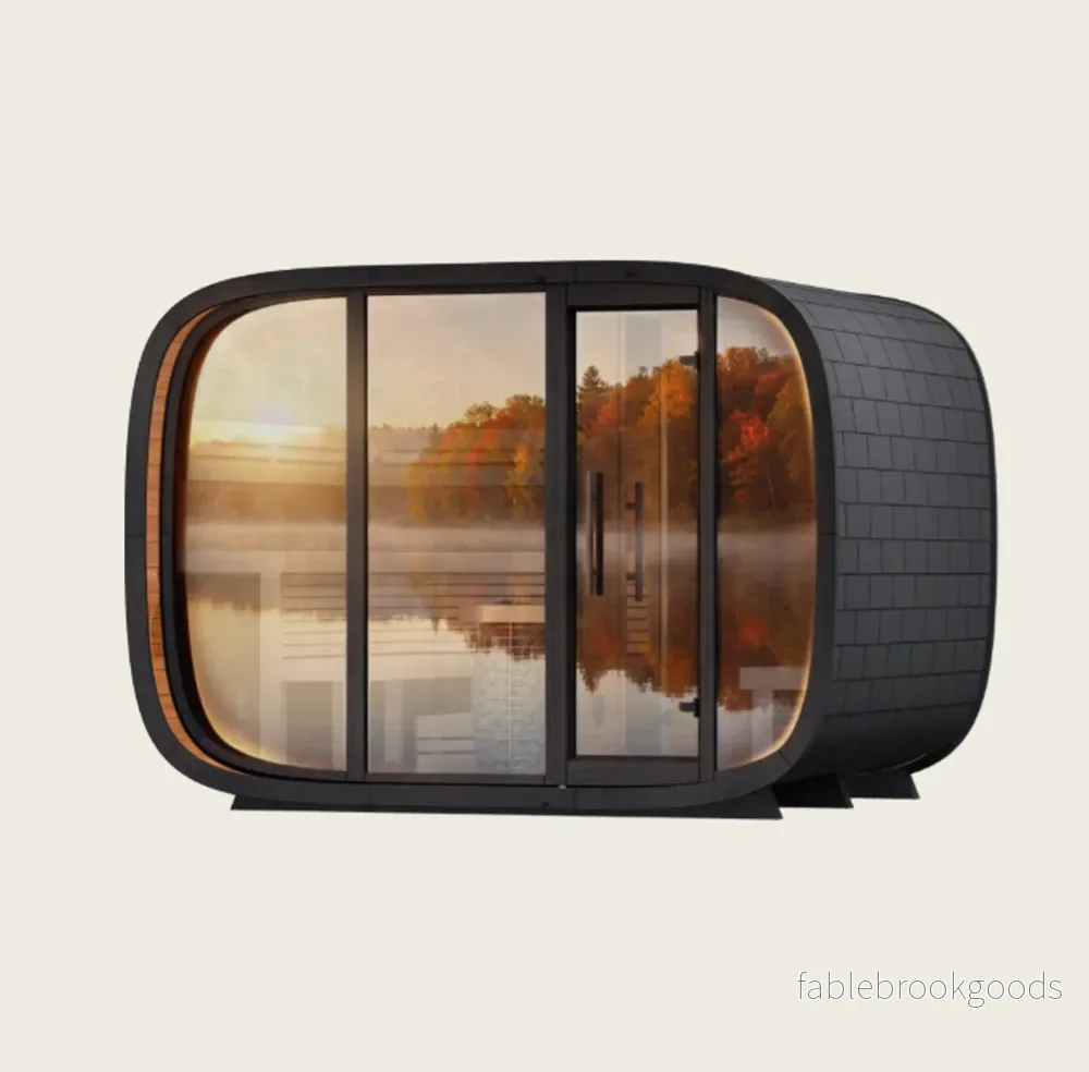 Leil® Saunas Round Cube Double Leil® Saunas Round Cube Double