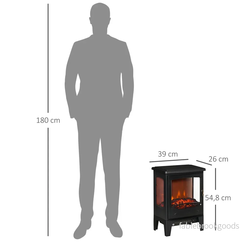 Elektrisk spisvärmare, 900W/1800W, 3-sidig vy - Bild 3