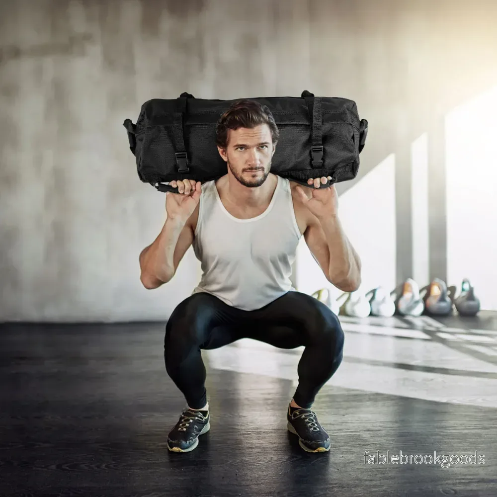 Power – bag Sandbag Core inkl. sandsäck – 6 x 5 kg 27 kg – Svart