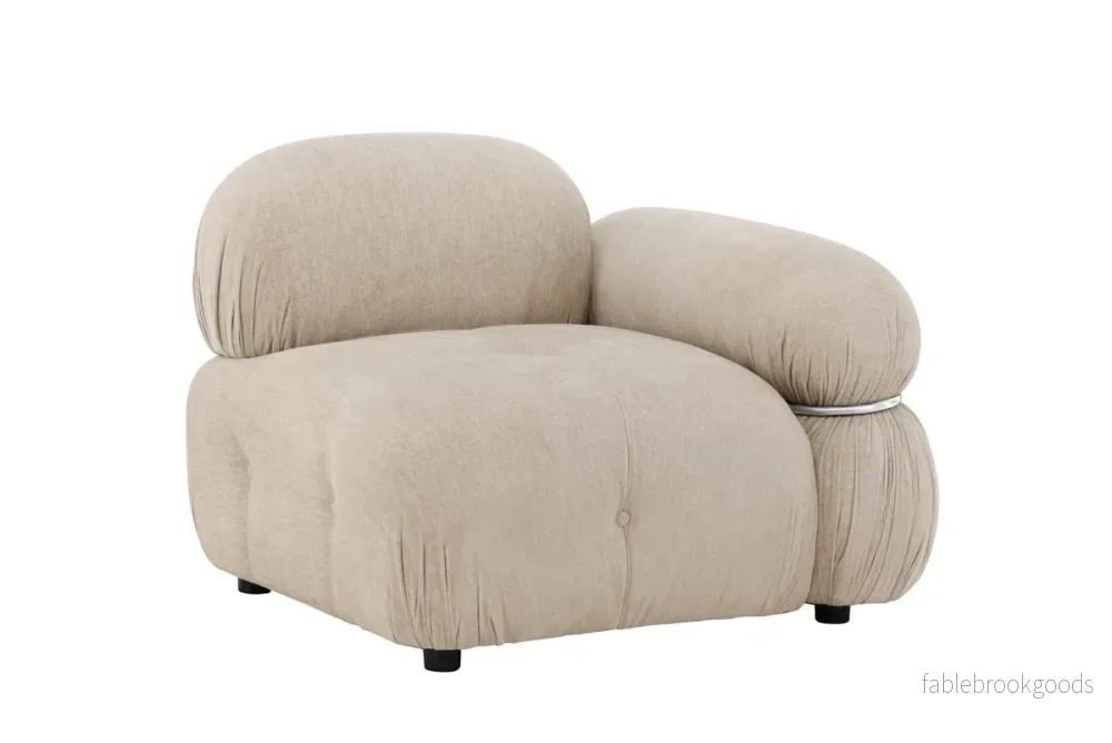 Mika Soffmodul 1-sits Beige | Venture Home - Bild 2