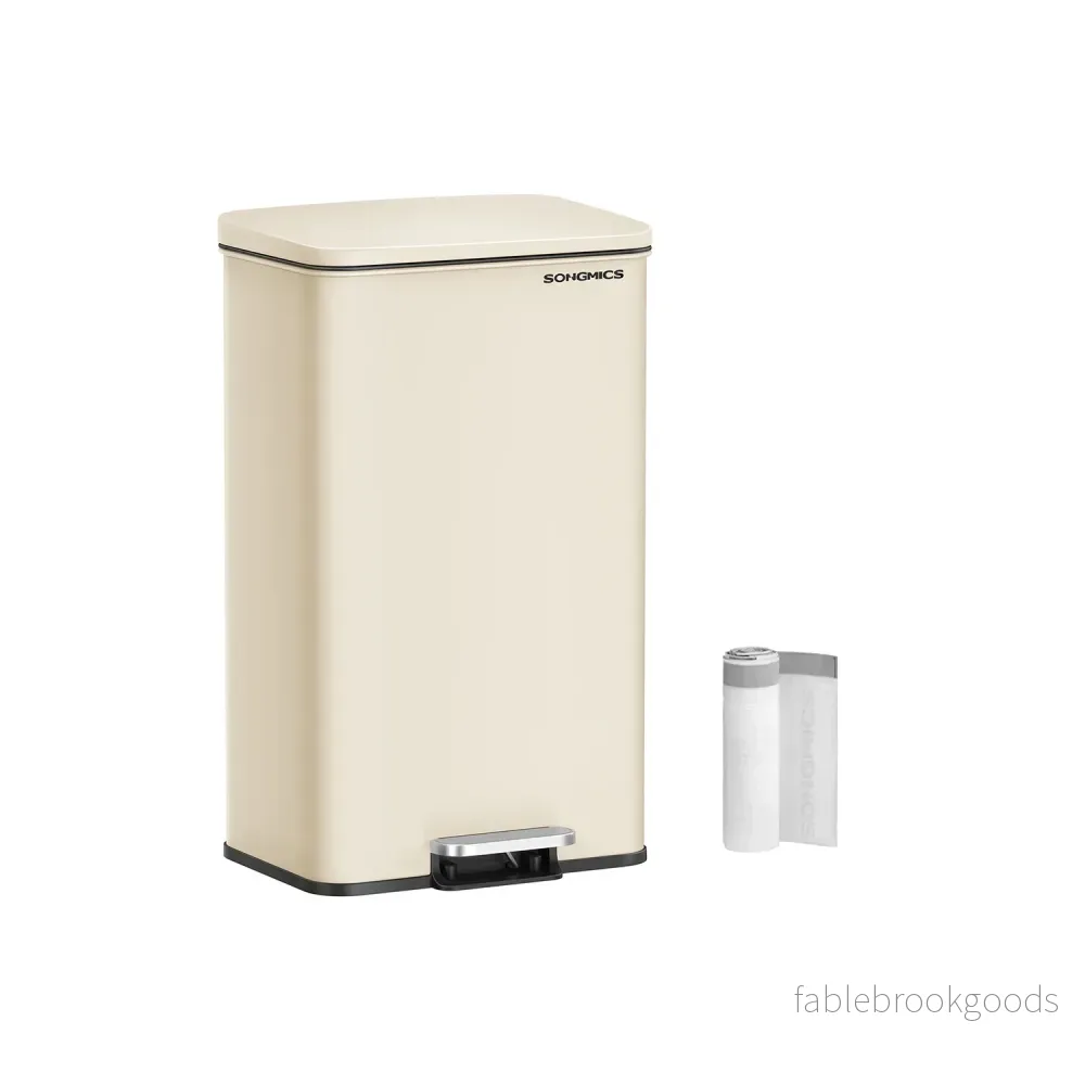 Kökssoptunna – Med lock – 40 liter – Sandbeige Kökssoptunna – Med lock – 40 liter – Sandbeige