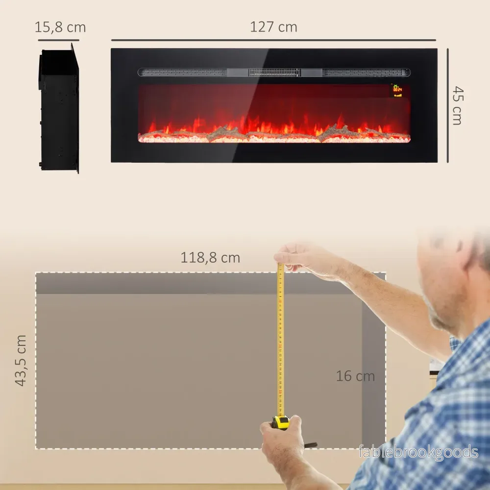 Väggmonterad Elspis, 1800W, Justerbar Värme - Bild 3