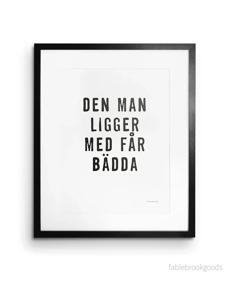 Den man ligger med | Stansad - Bild 2