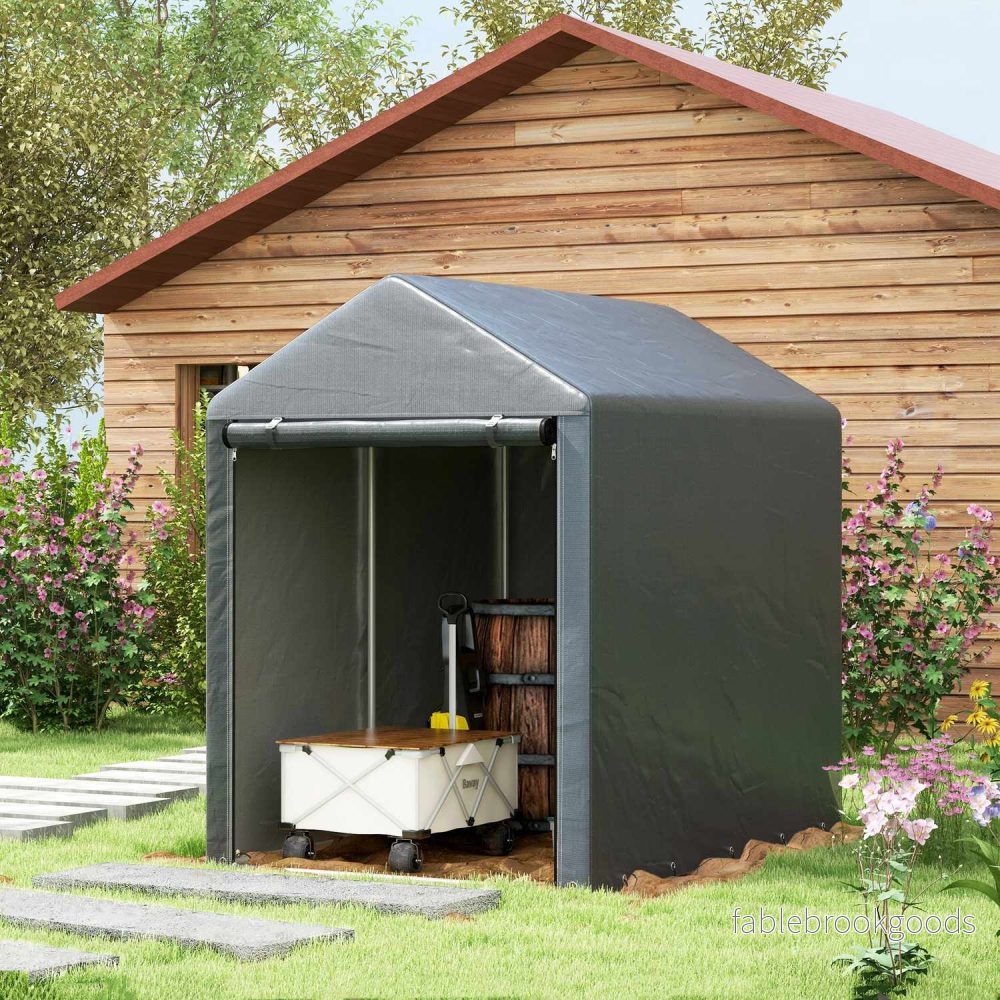 Vattentätt garagetält med UV-skydd – Stålram - Bild 2