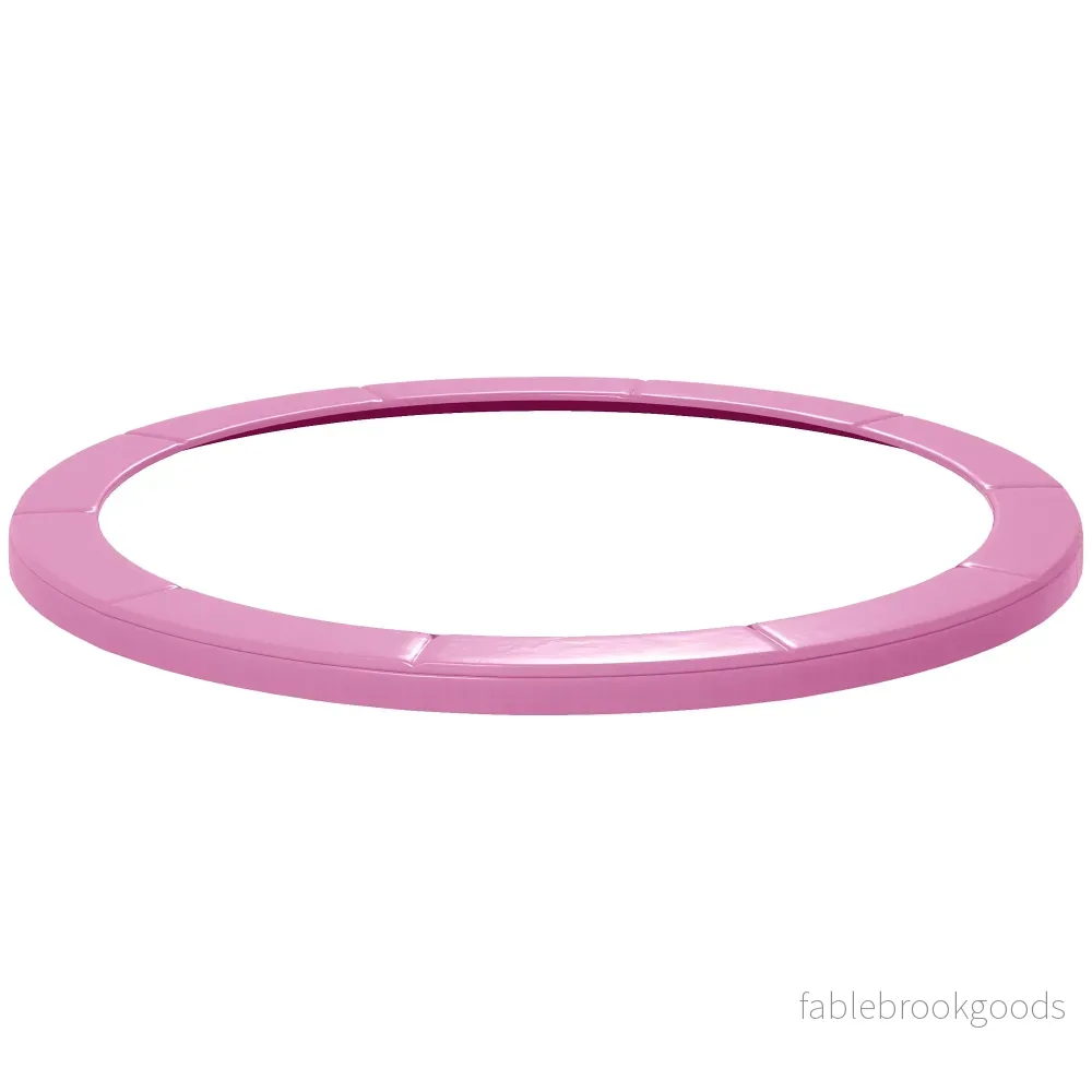 Kantskydd för studsmatta, vattentätt, rivningsbeständigt, 244 cm, rosa