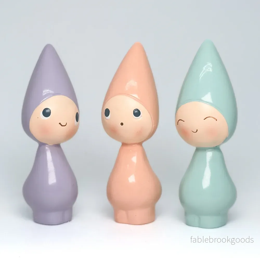 Små Peggy ametist/jade/rosenkvarts 6cm (3-pack) Små Peggy ametist/jade/rosenkvarts 6cm (3-pack)