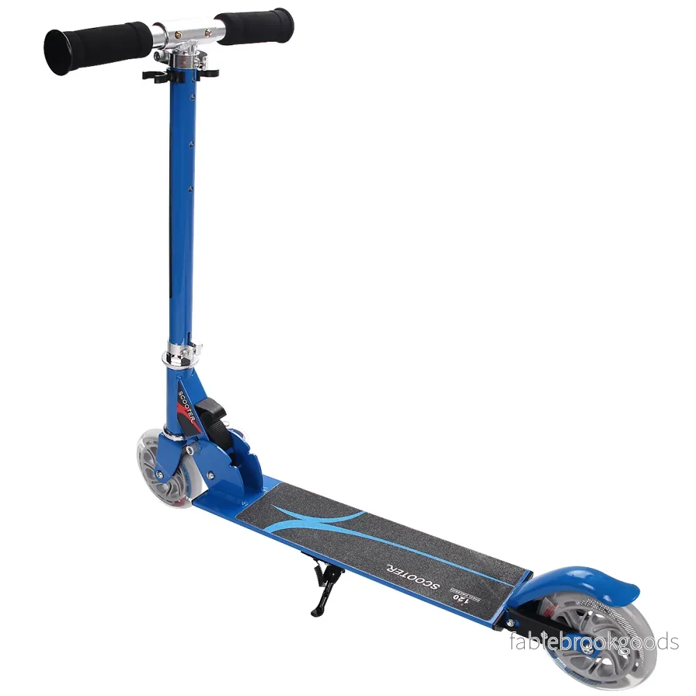 Scooter – Roller Kick Barnskoter City hopfällbar upp till – 70 kg – Blå