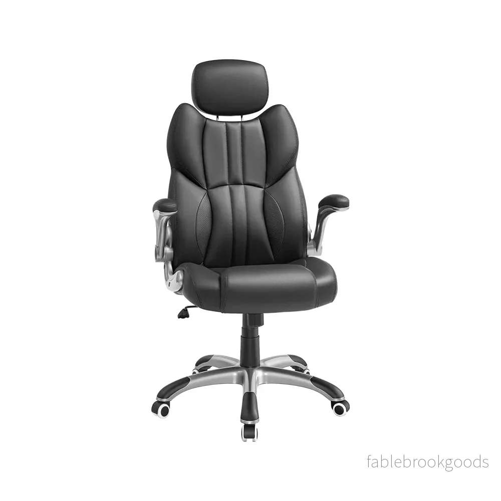 Kontorsstol – Ergonomisk och vridbar – Svart Kontorsstol – Ergonomisk och vridbar – Svart