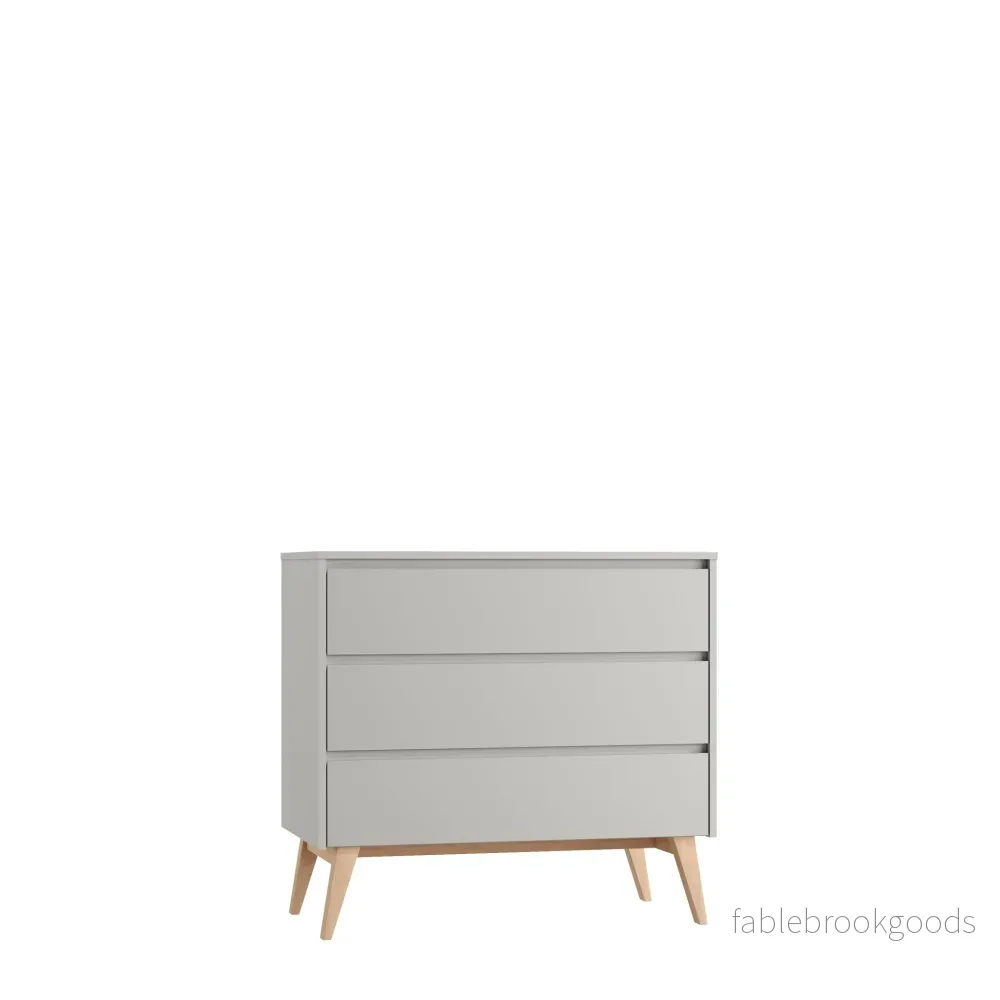 Sara 3-Chest of drawer Grey color Sara 3-Chest of drawer Grey color
