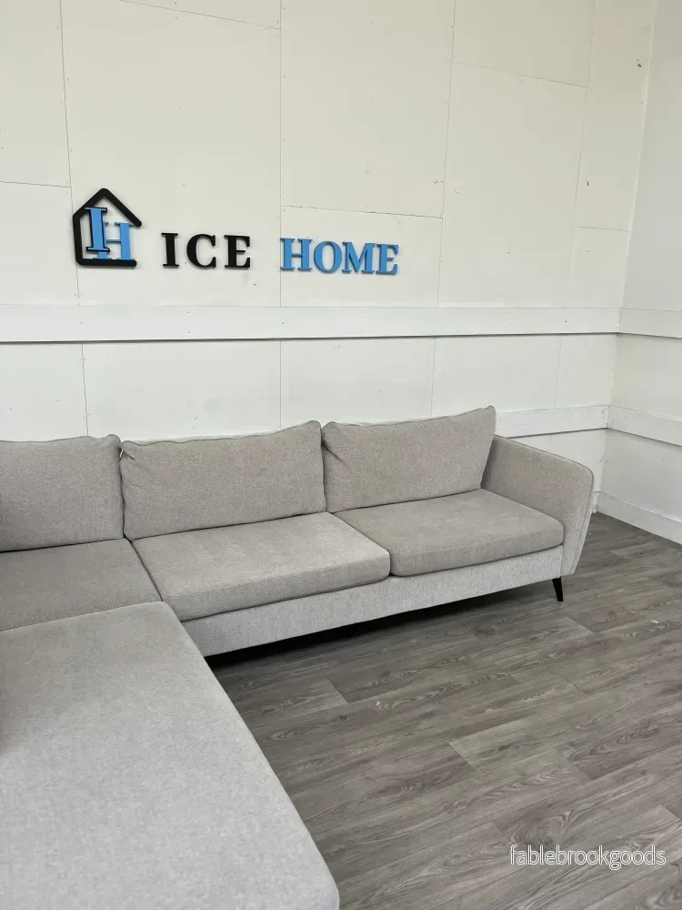 BEIGE 2,5-sits soffa med divan höger - Bild 3