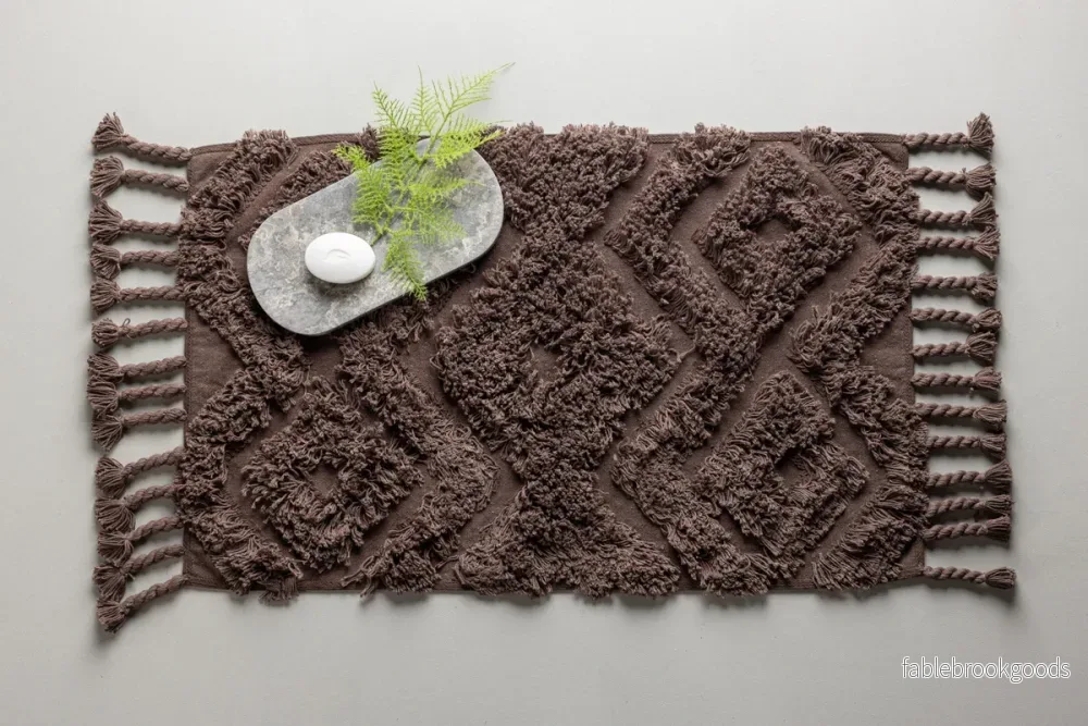 Hilma matta, 80 x 50 cm, Brun | Venture home