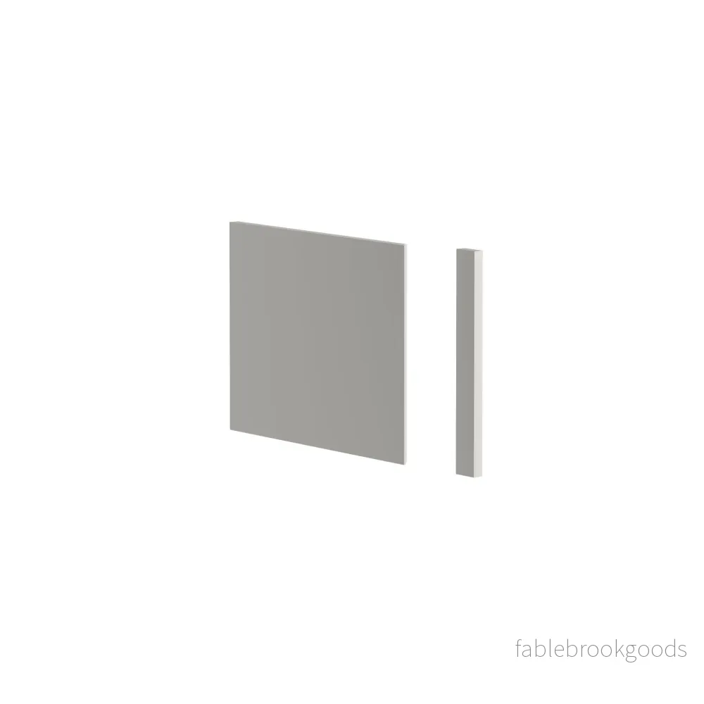 Sara additional door to a wide bookcase, Grey color Sara additional door to a wide bookcase, Grey color