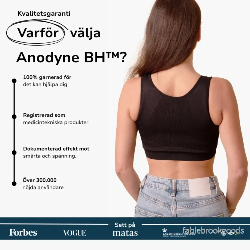 Anodyne® Posture BH - Svart - Bild 3