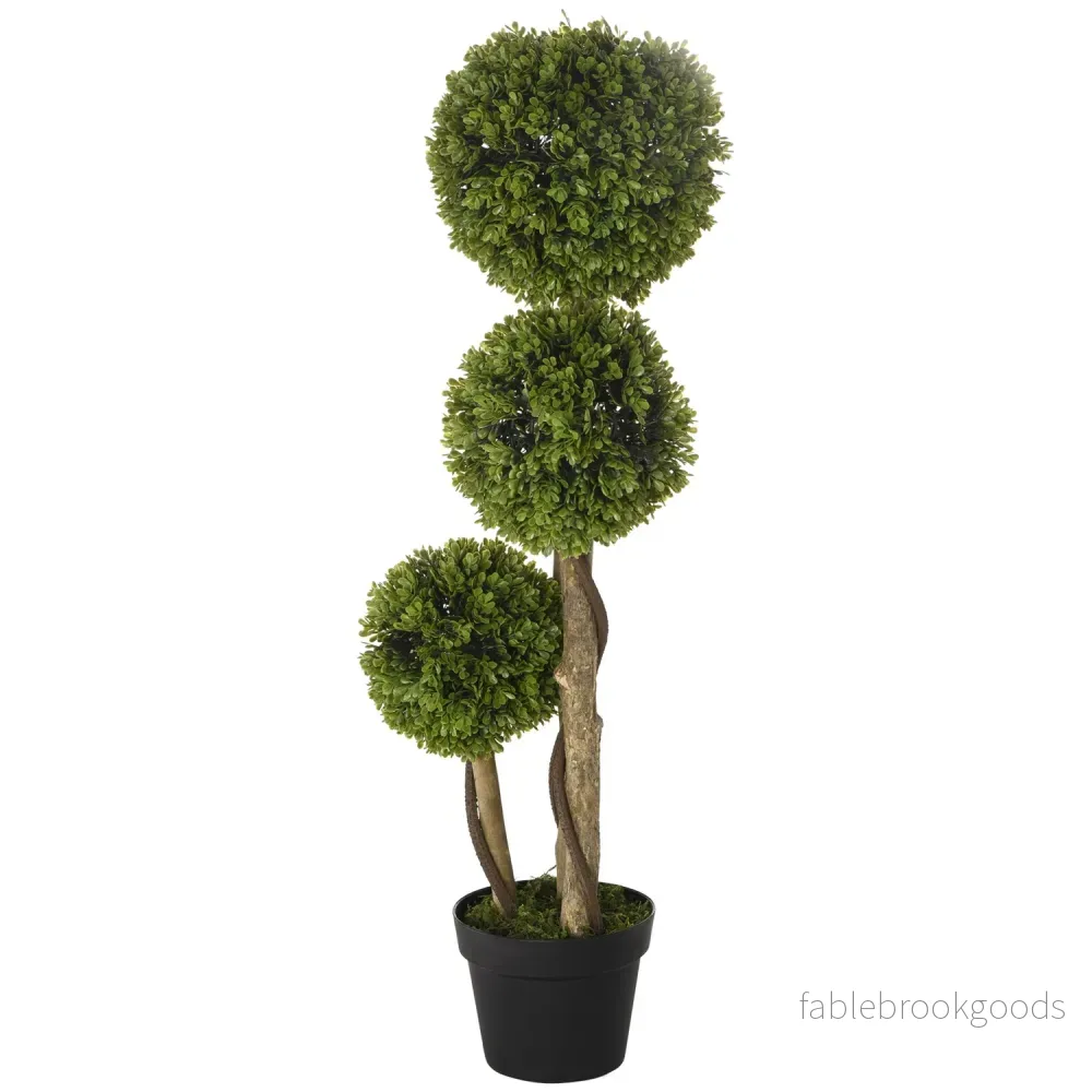 90 cm UV-skyddat buxbom i kruka – inomhus/utomhus