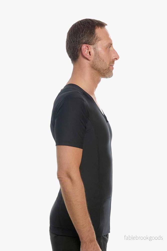 Men's Posture Shirt™ Zipper - Svart - Bild 2