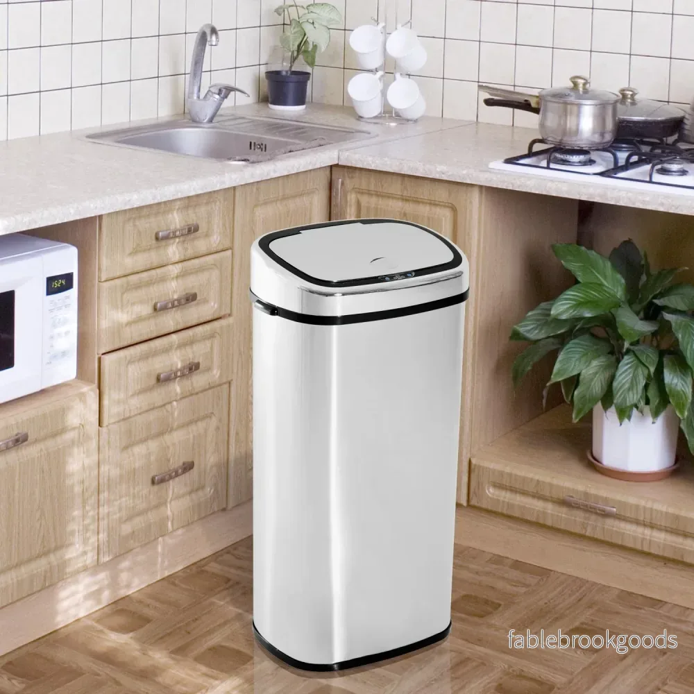Automatisk sensor kökskärl, 68L rostfritt stål - Bild 2