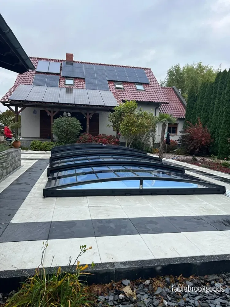 Pooltak Aluna Comfort basic line R1 enkel skena - Bild 3