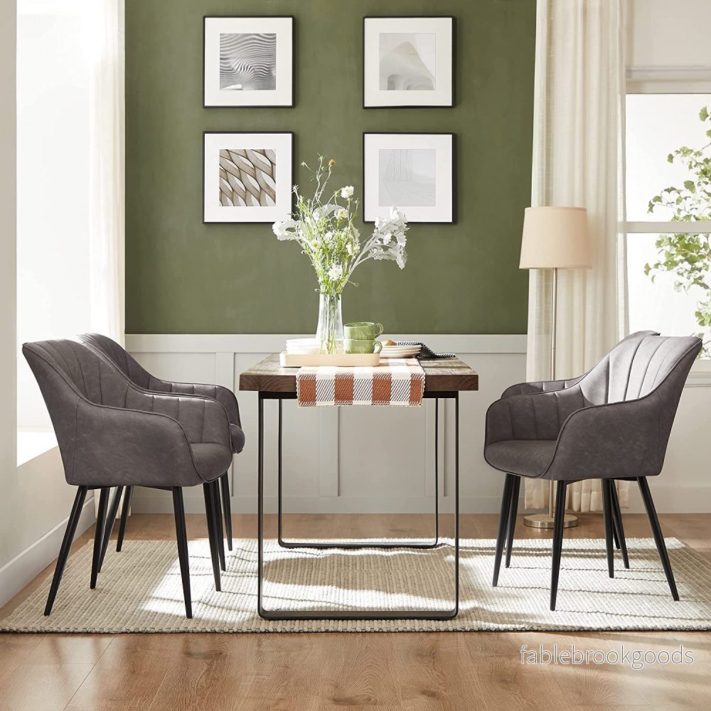 Fåtölj – Ergonomisk design – Grå - Bild 2