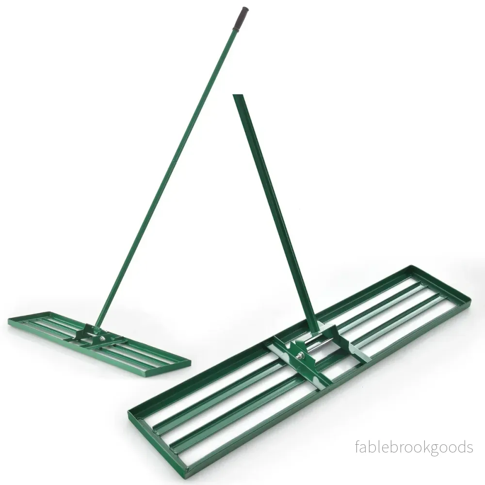 Utjämningsränna – med ergonomiskt handtag för marken – 91 x 25 cm – Grön - Bild 2