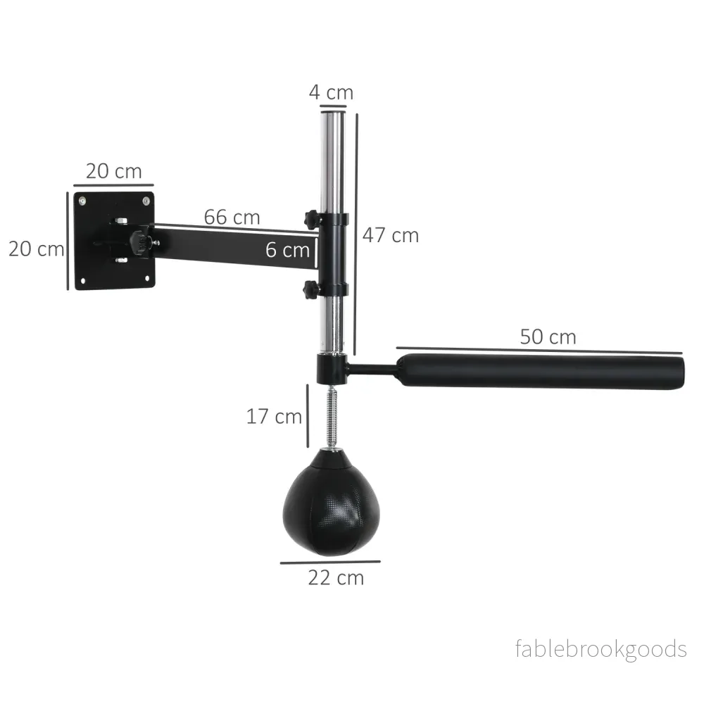 Boxningsram med reflexstång - justerbart Speedball-fäste - Bild 3