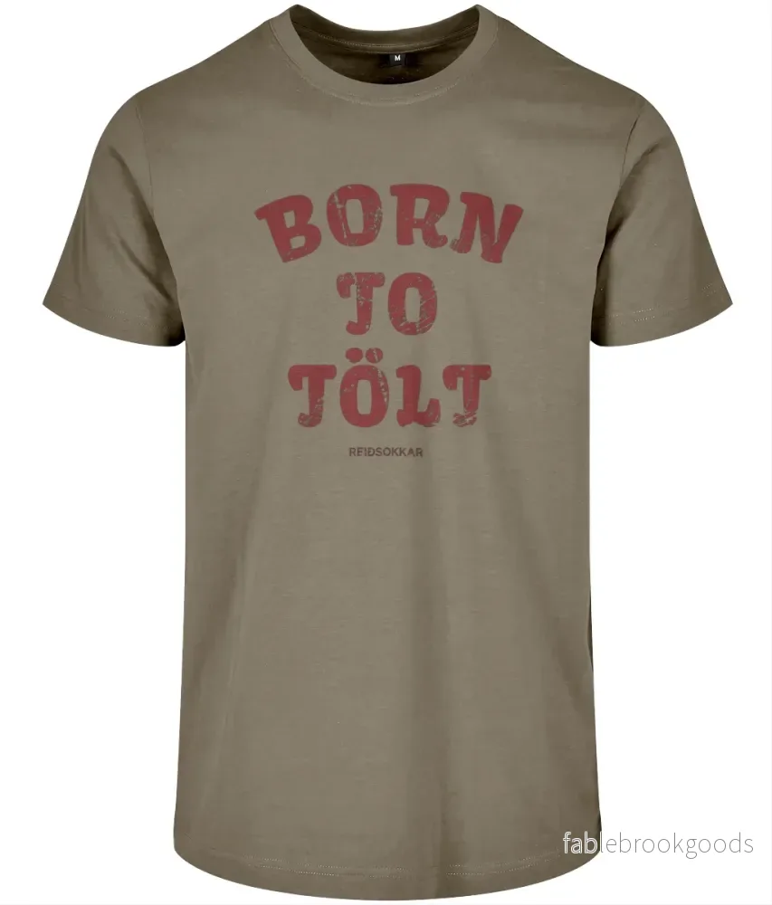 T-shirt Unisex "Born To Tölt" - Bild 3