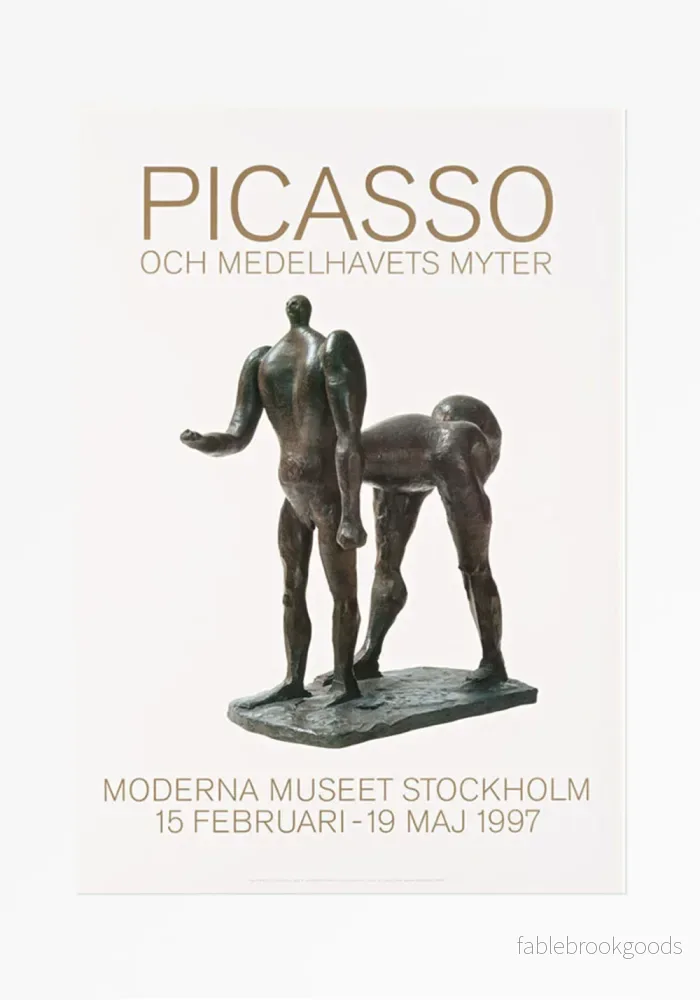 Poster, Pablo Picasso, Medelhavets myter Poster, Pablo Picasso, Medelhavets myter
