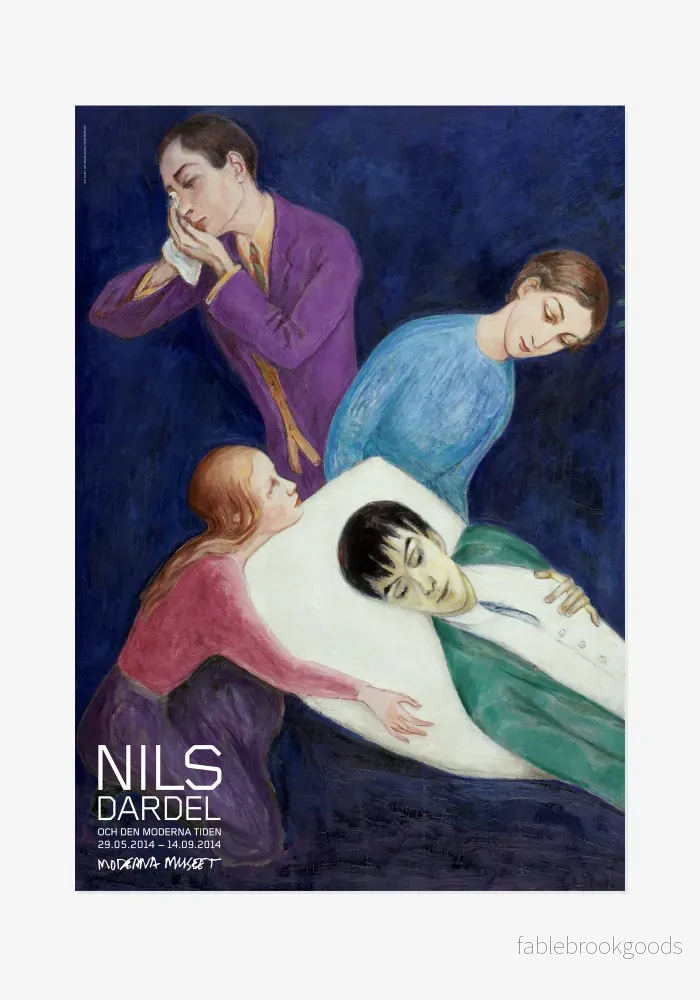 Poster: Nils Dardel, Den döende dandyn