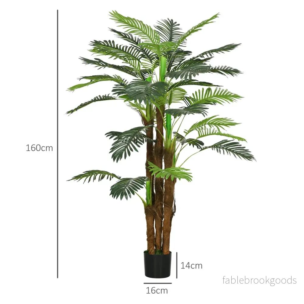Konstgjord palm – 160 cm, 36 grenar, inomhus/utomhus - Bild 3