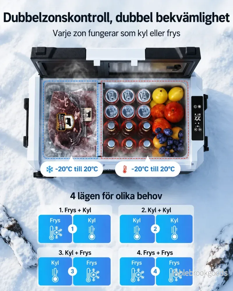 35 Liter Kyl/Frys 2 Fack / 2 Temperaturer - Bild 2