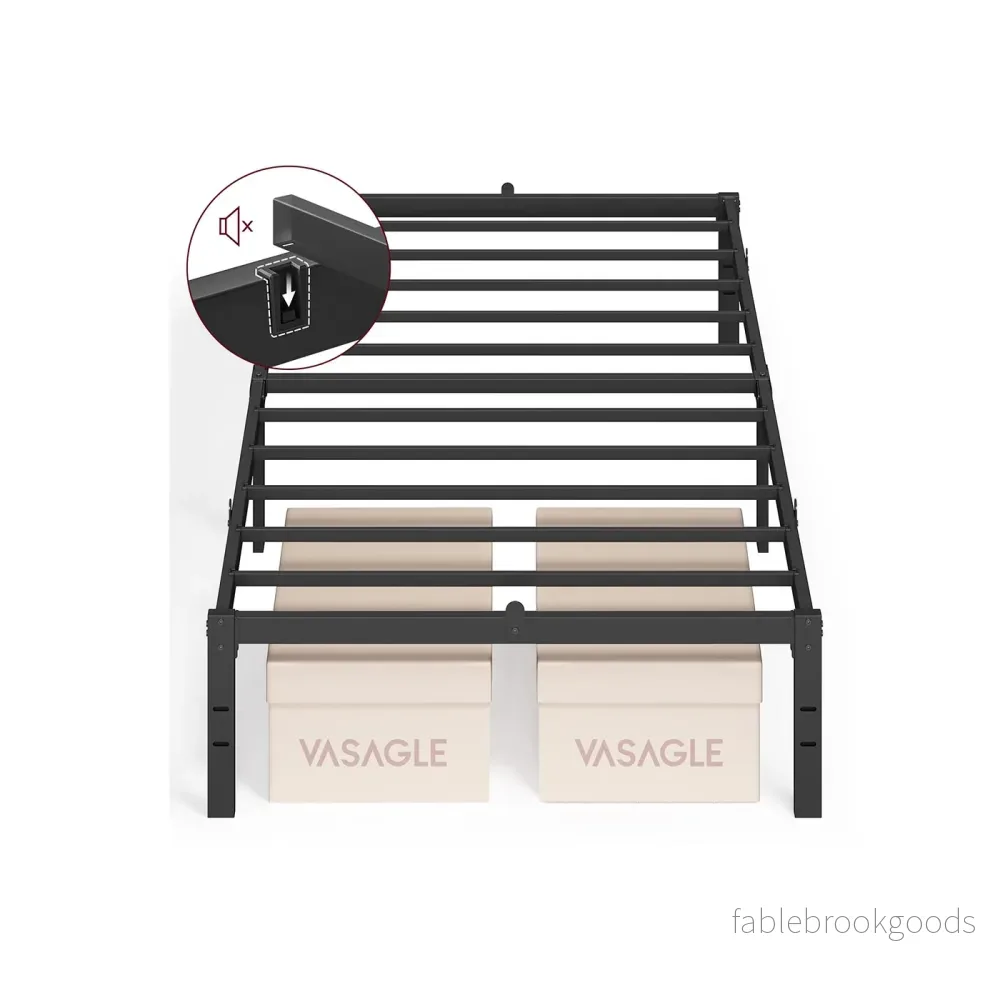 Enkelsängstomme – Modern design – Stål – Bläcksvart