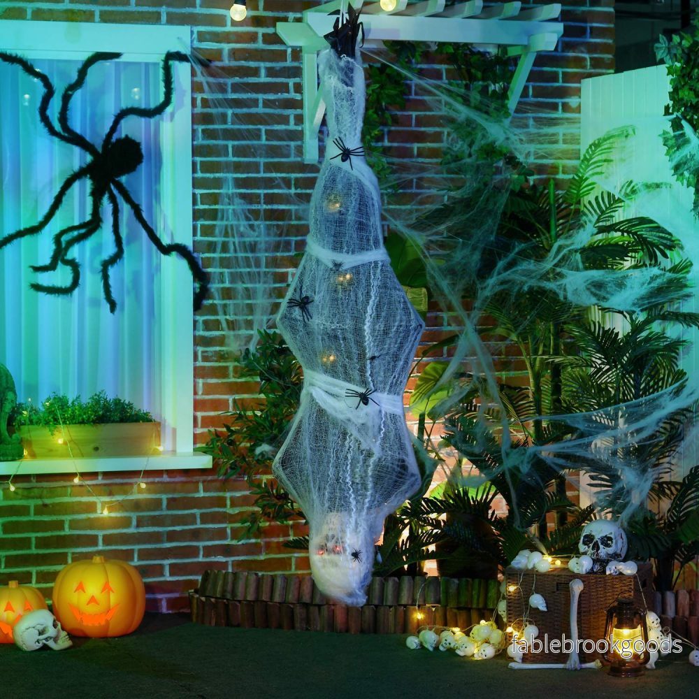 Halloween hängande mammaskelett med glödande ögon, 170cm - Bild 2