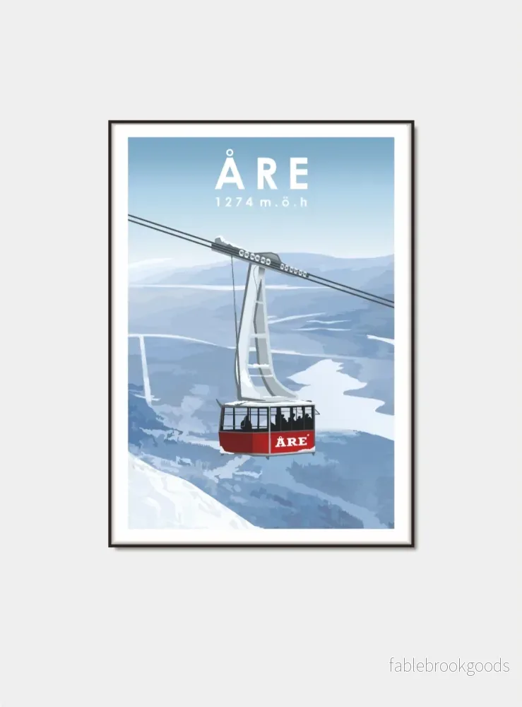 Kabinbanan – Åre poster Kabinbanan – Åre poster