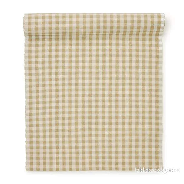 Löpare i lantlig stil, Rutig Café Löpare i lantlig stil, Rutig Café