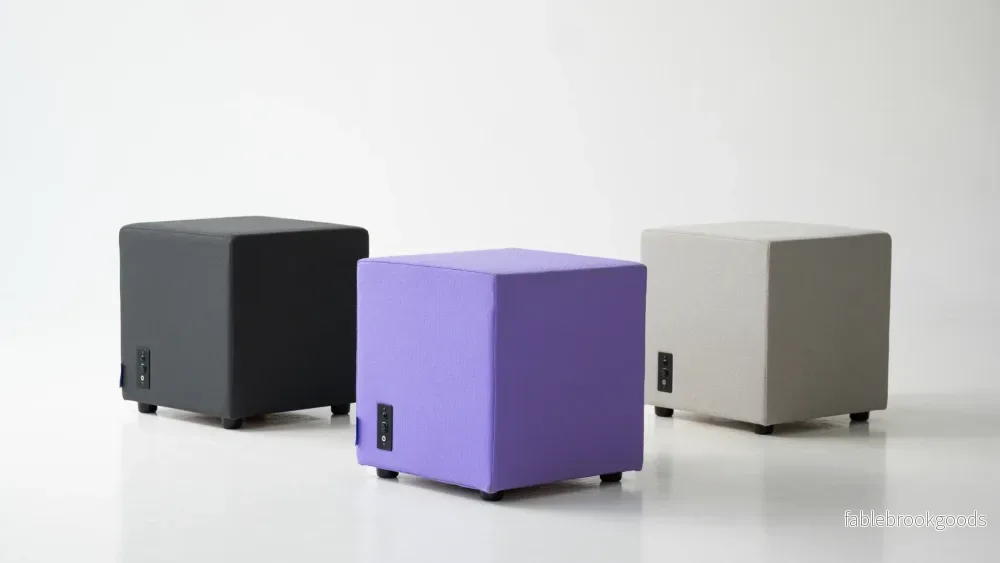 Neurosonic Cube återhämtningspuff, ljusgrå - Bild 3