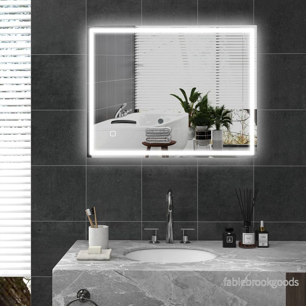 LED Badrumsspegel, 90x70 cm, immafri, Touch Switch - Bild 2
