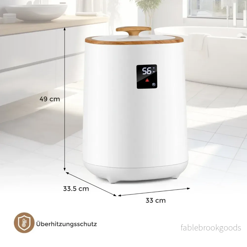 Hinkhandduksvärmare – för badrummet stor takvärmare med LED display – 18 L – Vit - Bild 2
