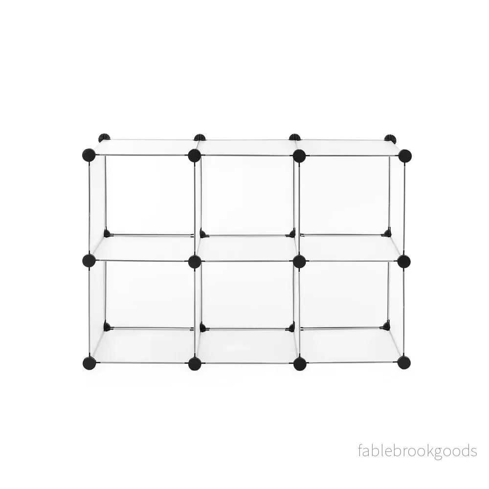 Skoställ – Platssparande – Plast – Halvtransparent vit - Bild 2