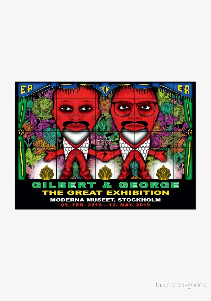 Poster: Gilbert & George, Beardsters