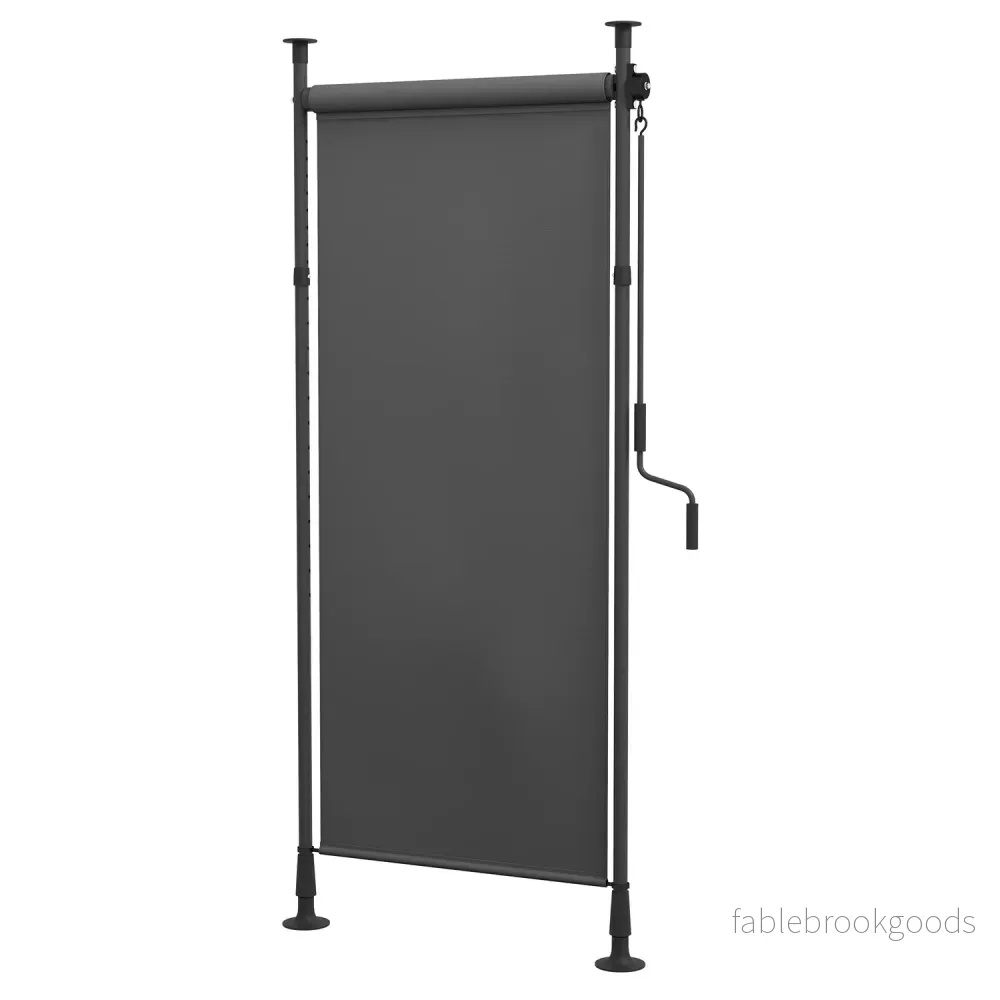 Väderbeständig utomhusrullgardin, solskydd i polyester, 120-310cm