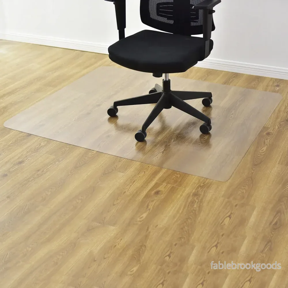 Golvskyddsmatta – Kontorsstolsunderlag PVC (120 x cm) – 2 150 – Genomskinlig - Bild 3