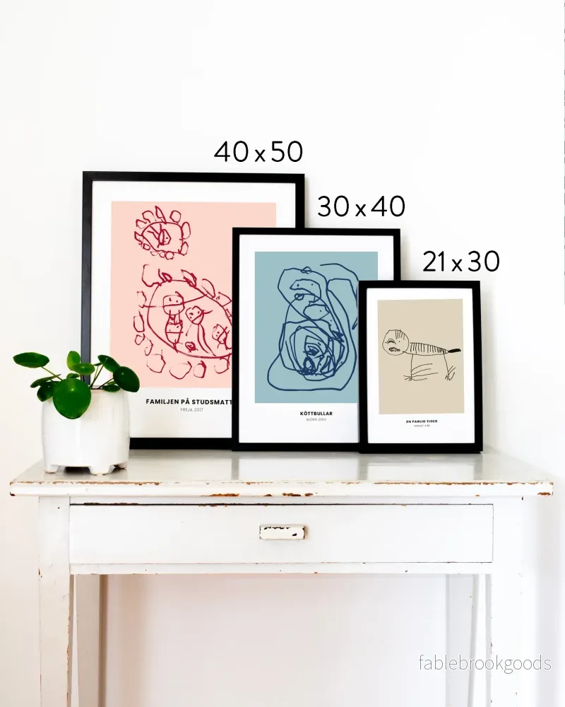 Unika barnposters