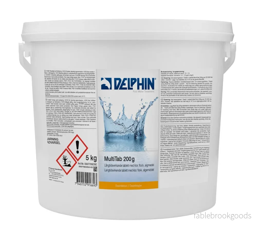 Poolkemi DELPHIN MultiTab 200g 5 kg - Bild 2