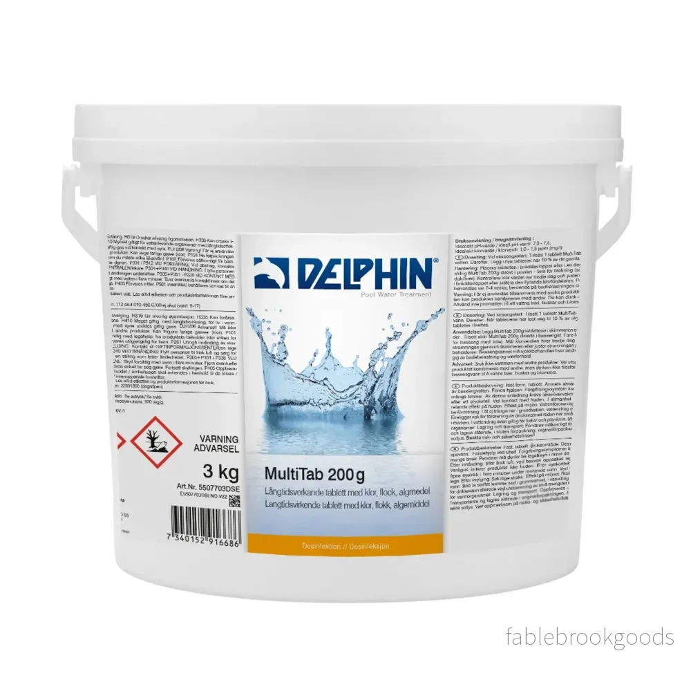Poolkemi DELPHIN MultiTab 200g 3 kg