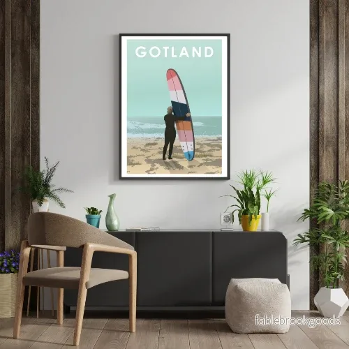 Surfmotiv - Gotland poster - Bild 2