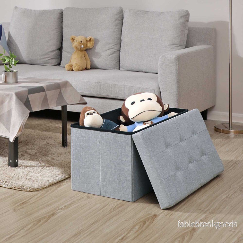 Soffa – Fällbar och multifunktionell – Ljusgrå - Bild 3
