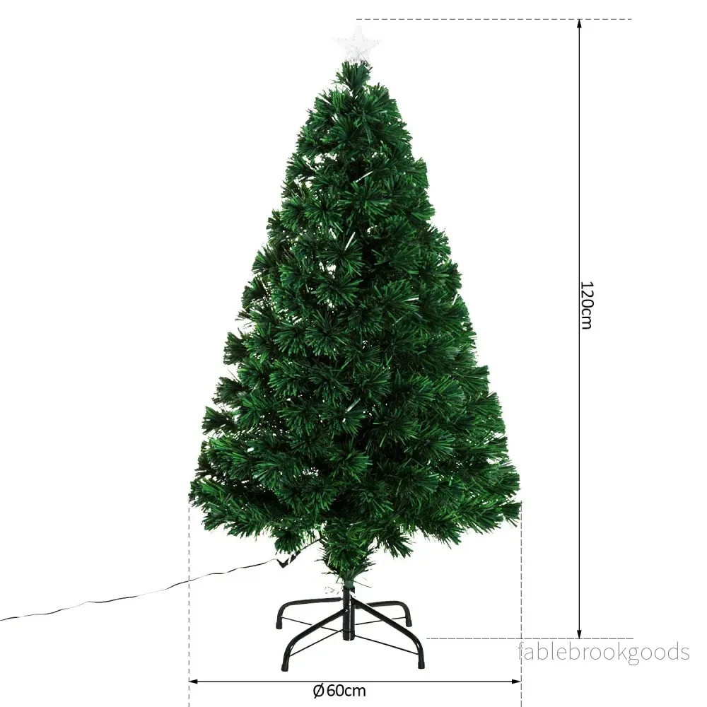 Fiberoptisk julgran med LED-ljus, 120 cm - Bild 3