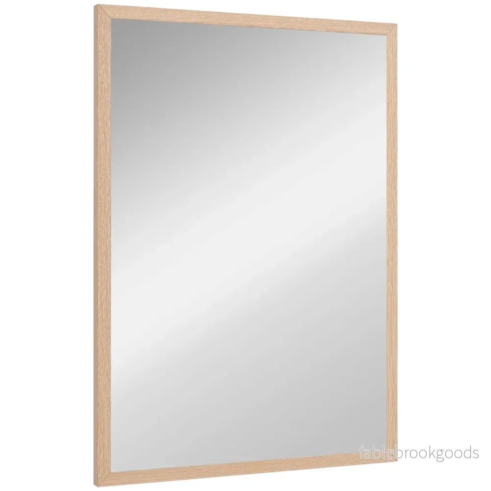 Dekorativ väggspegel med krokar, 50x70cm för hemmet