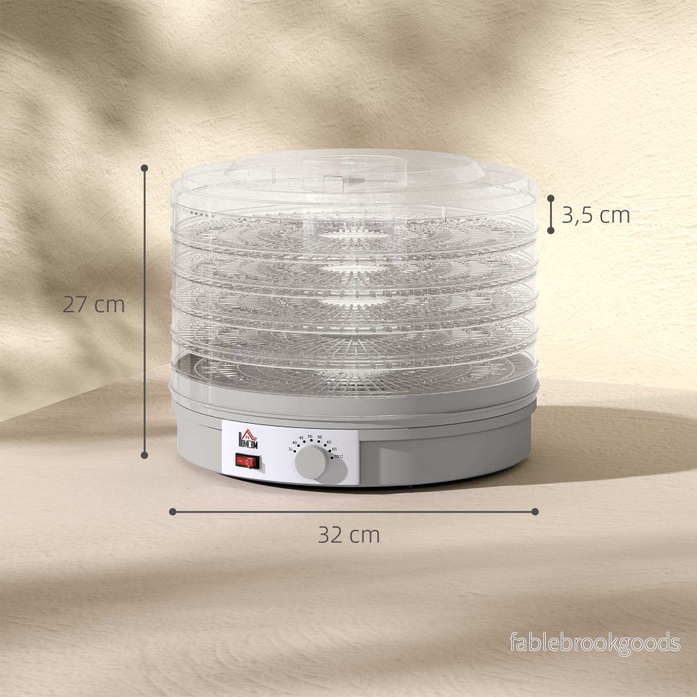 Mattorkmaskin med 5 stapelbara brickor, justerbar temperatur - Bild 3