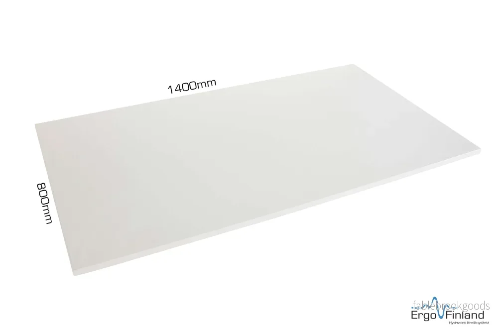 Bordsskiva (rak) 1400 × 800 × 25 mm – vit Bordsskiva (rak) 1400 × 800 × 25 mm – vit