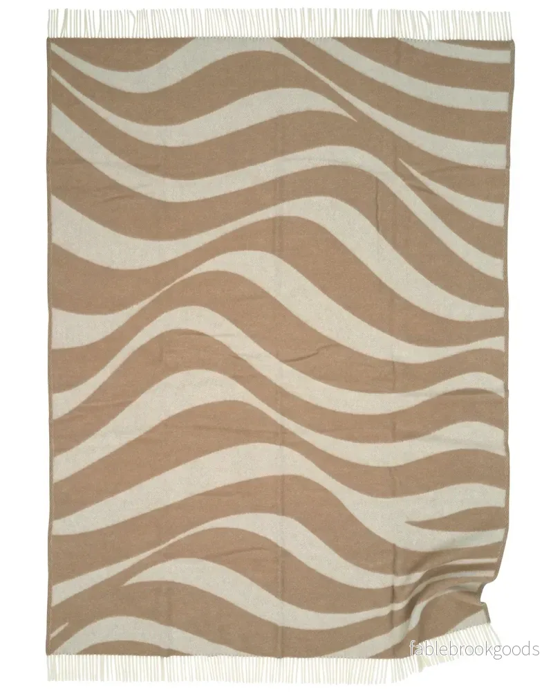Pläd Flow Beige - Bild 3